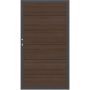 Porte pour panneau brise-vue TraumGarten SYSTEM PLATINUM XL Marron, cadre Anthracite