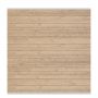Panneau brise-vue bois composite, TraumGarten SYSTEM sable, profil argent