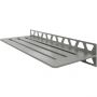 Tablette de douche Schlüter-SHELF-W-S1 EB WAVE acier inoxydable brossé