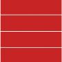 TraumGarten  panneau Brise-vue en Kit SYSTEM BOARD XL Rouge 