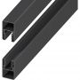 TraumGarten Adaptateurs verticaux pour brise-vue SYSTEM – kit de 2 – Anthracite