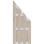Panneau brise-vue, TraumGarten JUMBO bois composite ALU sable, raccordement