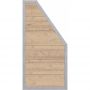 Panneau brise-vue bois composite, TraumGarten DESIGN sable, raccordement