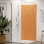 Panneau mural de douche Winwall en aluminium composite cerisier