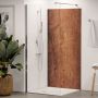 Panneau mural de douche Winwall en composite aluminium bois ancien