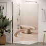 Panneau mural de douche Winwall en composite aluminium Pierres et sable