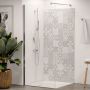 Panneau mural de douche Winwall en composite aluminium Carreaux vintage
