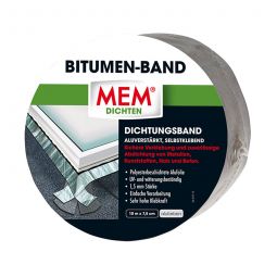 Ruban de bitume MEM couleur alu autocollantes pour l'étanchéité et la réparation toiture, différentes dimensions