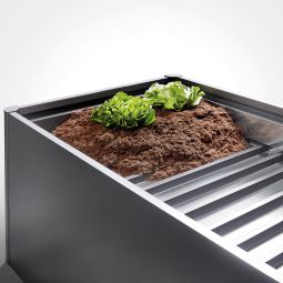 Sol intermédiaire pour potager surélevé Biohort réduit le volume de bac et permet d'économiser du terre ou matériau de remplissage