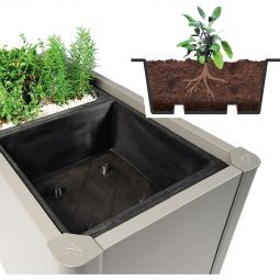 Insert jardinière Belvedere Biohort, en matériau plastique facilite la plantation, 1, 2, 3 ou 4 pièces au choix