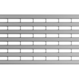 Grille caniveau ACO Profiline galvanisé pour caniveau de terrasse, fil profilés pleins galvanisé