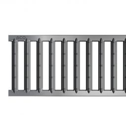 Grille acier galvanisé ACO Self  pour caniveau Euroline et Hexaline 2.0, longueur différentes