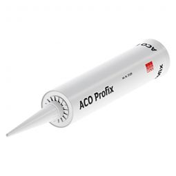 Mastic étanche à l'eau sous pression, ACO Profix environ 2 cartouches par montage cour anglaise