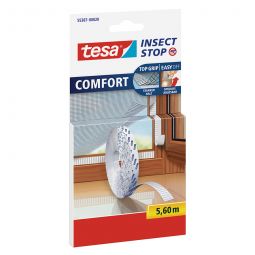 Recharge auto-agrippante moustiquaire Insect Stop Comfort, Tesa avec bande velcro, blanc, 560 cm