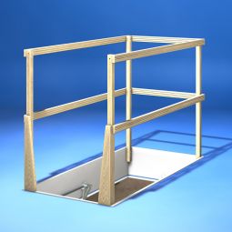 Wellhöfer garde-corps de trémie  en bois
