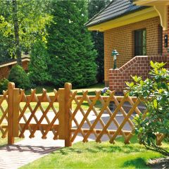 Clôture devant maison