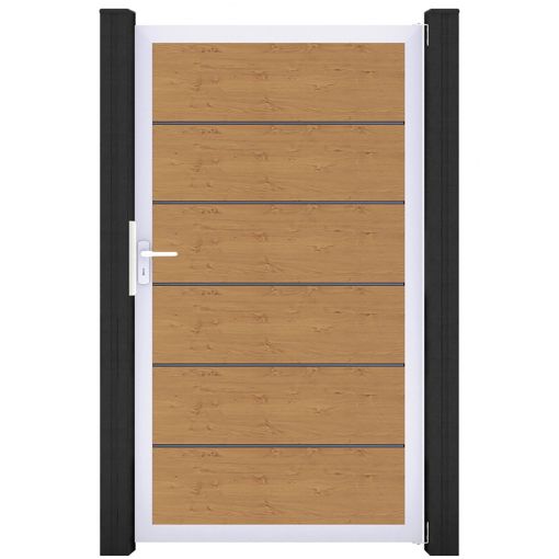 Porte clôture à lames GroJa 2