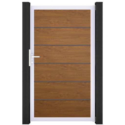 Porte clôture à lames GroJa 2