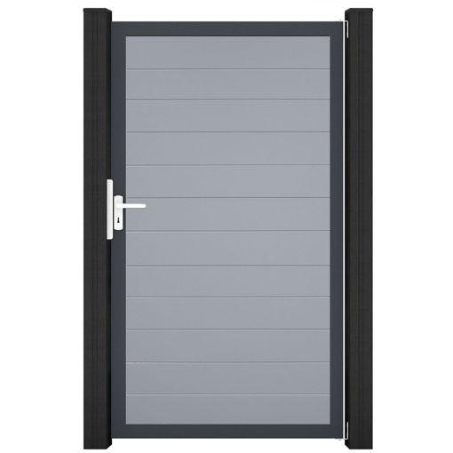 Portillon étroit GroJa BasicLine PVC 2