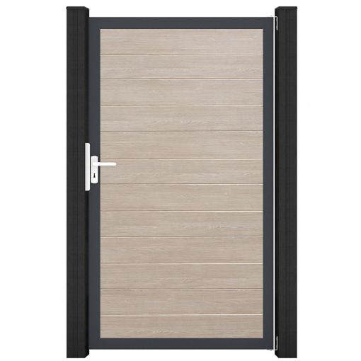 Portillon étroit GroJa BasicLine PVC 2