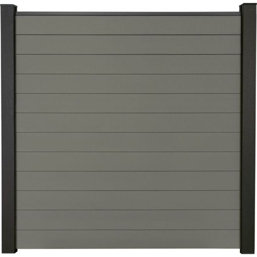 GroJa Solid Clôture Pare-vue Gris 2