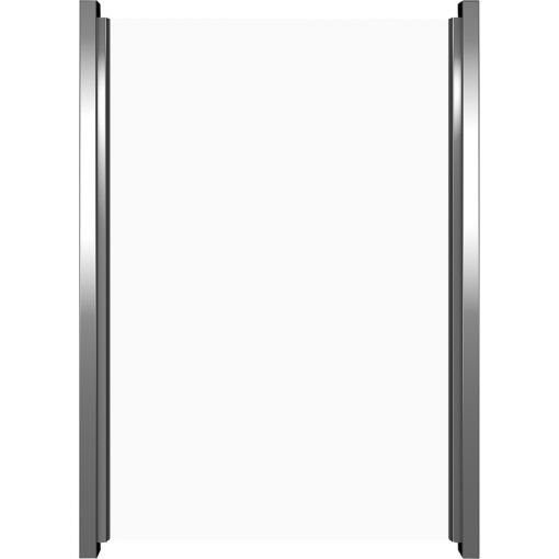 Raccordement brise-vue en verre transparent 2