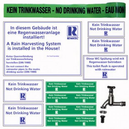 Kit d'étiquetage pour installation d'eau 2