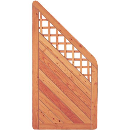 Raccord clôture brise-vue à lames 2