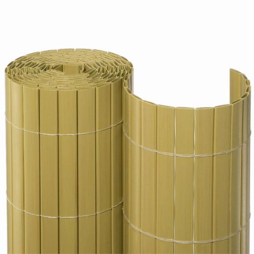 Canisse brise-vue PVC bambou 2