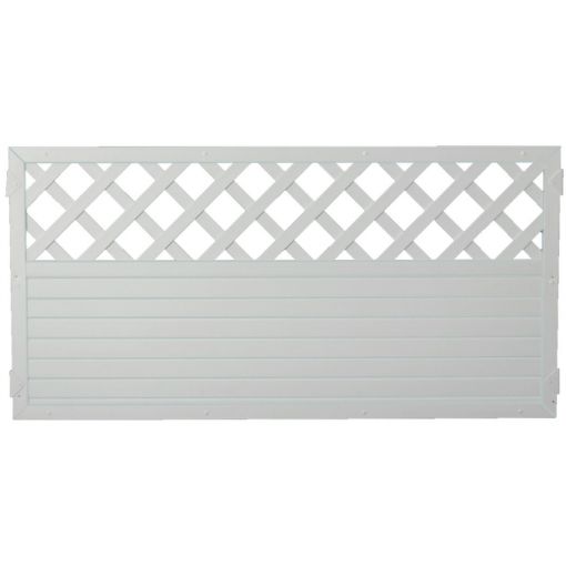 Clôture jardin LIGHTLINE avec treillis 2