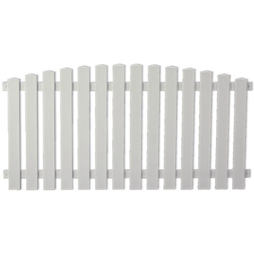 Clôture de jardin avant à 2