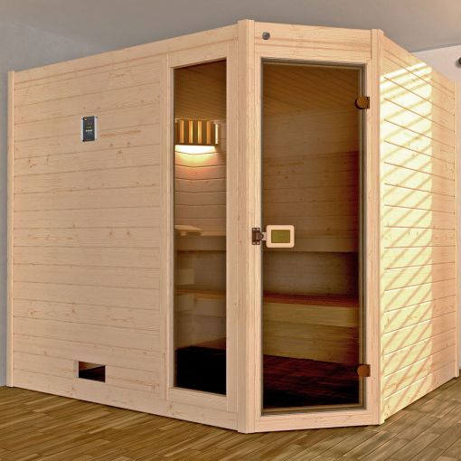 Sauna d'angle weka VALIDA en 2
