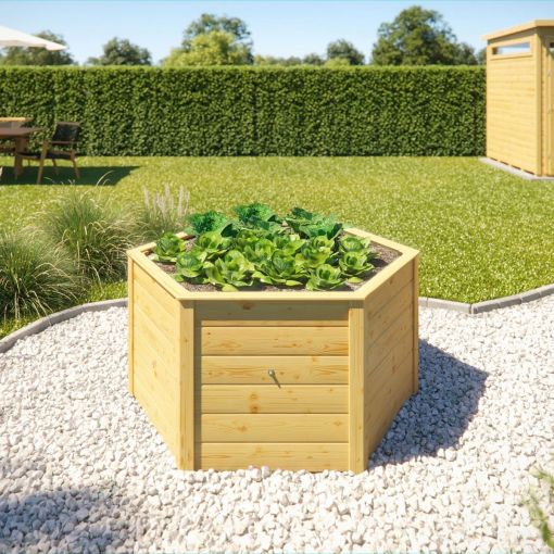 Jardinière surélevée en bois 6 2