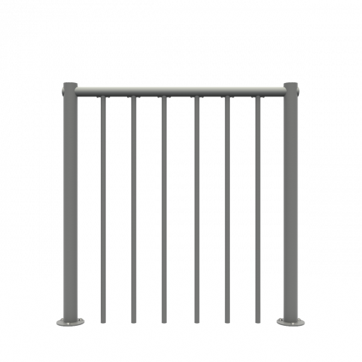 Garde-corps droit pour escalier Minka 2