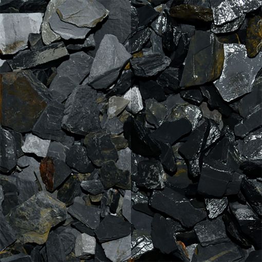 Gravillons ardoise Canadian Slate naturel 2