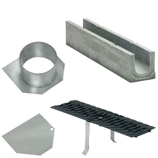 Set de caniveau de drainage 2