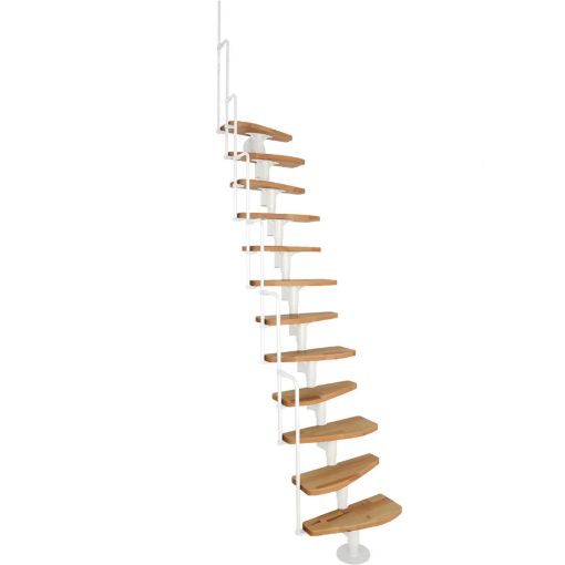 Minka escalier compact Monaco blanc 2