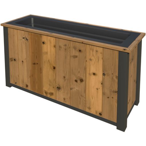 Jardinière surélevée carré thermobois TraumGarten 2