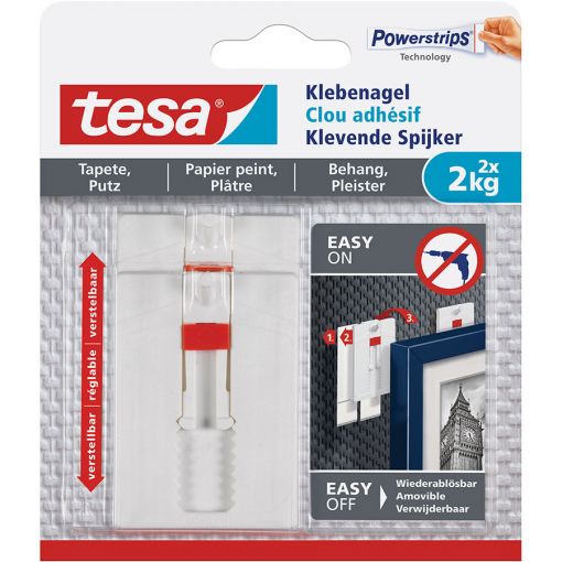 Clou adhésif réglable tesa - 2