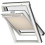 Store duo VELUX anti-chaleur plus DOP manuelle beige/noir 1085S