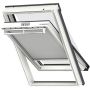 Store duo VELUX anti-chaleur FOP manuelle blanc/noir 1045S