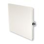 Chauffage infrarouge Jollytherm avec verre de sécurité trempé (ESG) pour mur et plafond blanc 400 W / 1200 W
