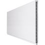Clôture à emboîter en PVC GroJa BasicLine couleur blanc panneau à lamelles 