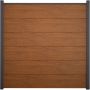 GroJa BasicLine panneau Brise-vue en PVC Golden Oak