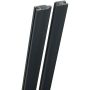 GroJa kit de listes adaptatrices alu pour insertion design clôture à lames anthracite DB 703
