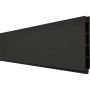 Clôture GroJa Solid protection visuelle élément simple gris anthracite panneau à emboîter lamelles