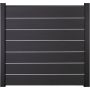 Clôture GroJa Solid Grande Premium gris anthracite palissade