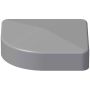 Capuchon de remplacement GroJa pour poteau d'angle alu variable gris argent