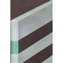 Brise-vue en verre à bandes GroJa Ambiente panneau de protection visuelle à motifs de bandes