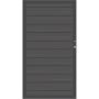 Portail jardin bois composite, TraumGarten SYSTEM WPC anthracite, cadre anthracite